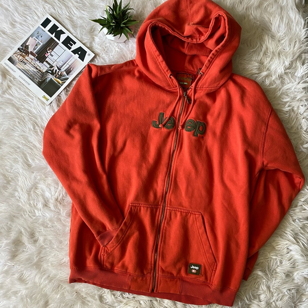 JEEP | Orange Hoodie ZIP-Up
